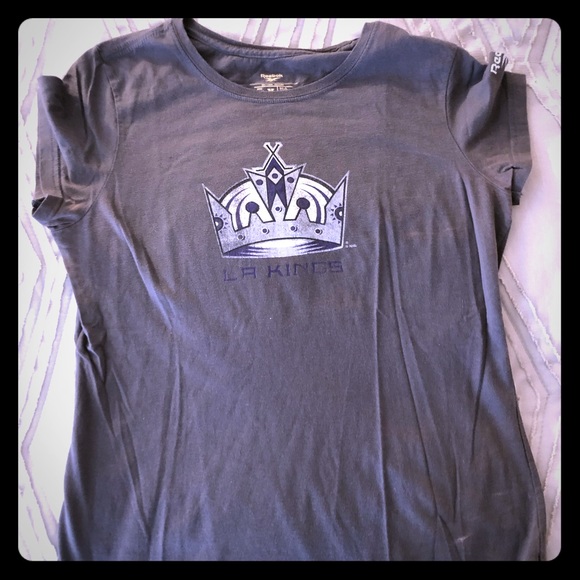 la kings purple t shirt